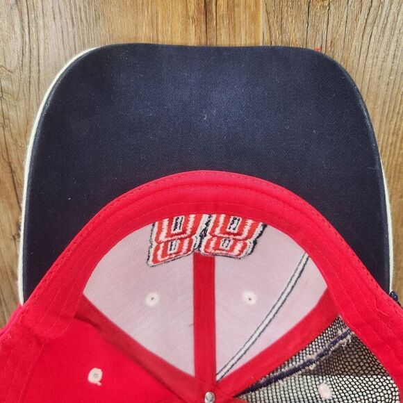 2008 Hendrick Motorsports National Guard Dale Jr Hat Cap Strapback NASCAR Red - Picture 8 of 10